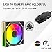 GSCOLER ARGB Controller Kit with 17 Key Remote Control, Mini RGB PC Fans Controller Kit - Multiple Lighting Modes Control for RGB Case Fans, ARGB Splitter, PC LED Strip, Air Cooler (SATA Power)