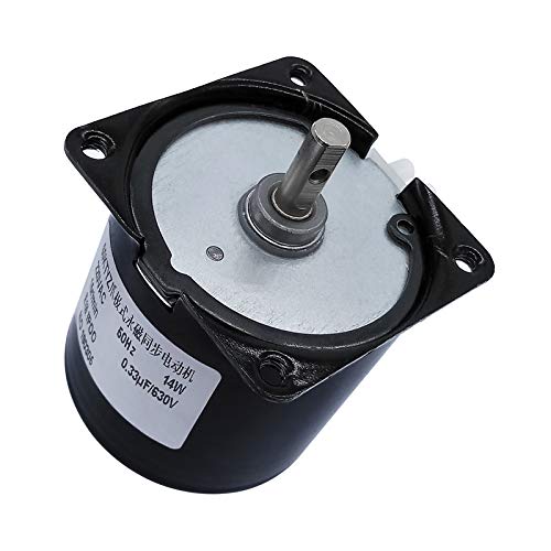 Motor síncrono de imán Permanente 60KTYZ Motores reductores de Velocidad AC220V 14W inversión Positiva y Negativa controlable(10rpm)