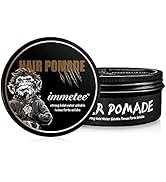 immetee Hair Wax Hair Gel for Men, Strong Hold Hair Pomade for Men, Colorless Hair Clay Medium Sh...