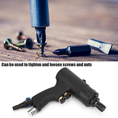 Jectse JECTSEBTQ0S48YPH Pneumatic Air Powered Screwdriver,8H Impact Air Torgue Screwdriver,Industrial Grade Gun Type Air Tools,With Safety Switch thumb #5