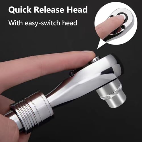 Llave de trinquete extensible de 1/2 pulgada para aflojar tornillos difíciles sin espacio 5