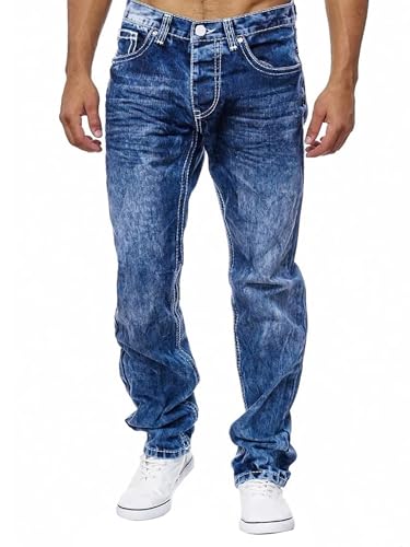 Jeans for Men Stretch Fit Skinny Retro Jeans High Waist Slim Fit Y2K Denim Pants Harajuku Hip Hop Trouser