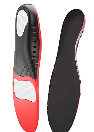 Plantar Fasciitis Feet Insoles Arch Supports Orthotics Inserts Relieve Flat Feet, High Arch, Foot Pain (L)