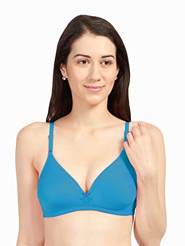 Image of SONARI Omania Womens Non-Padded Cotton Polyester Bras - Solid, Non-Wired, Medium Coverage, Hand Washable (Pack of 2)