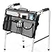 Walker Bag, Maxjaa portátil plegable manos libres bolsa de almacenamiento para andador y silla de ruedas, lavable a máquina y diseño de múltiples bolsillos, apto para personas mayores, discapacitados