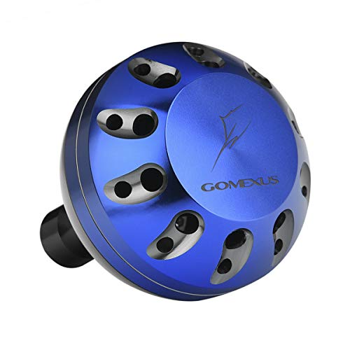 Gomexus Pomo Carrete para Daiwa Saltiga Saltist 4500-6500 Perilla Carretes de Pesca Spinning Directo, Abu Garcia REVO Inshore 30 35 40 Spinning Instalación de Perforación 47mm Metal