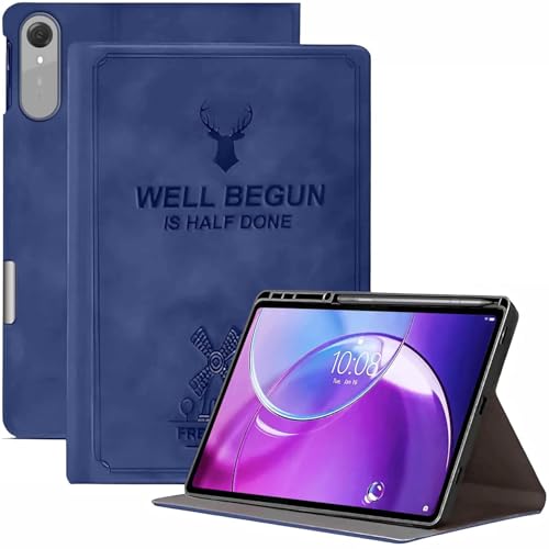 Image of ProElite Case Cover for Lenovo Idea Tab Pro 2nd Gen 13 inch 2026, Deer Flip case Cover for Lenovo Idea Tab Pro 2nd Gen 13 inch Case with Pen Holder [Auto Sleep Wake Feature], Dark Blue