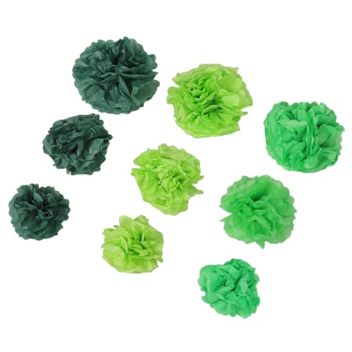 Decoración de graduación con pompones de papel: set de 21 piezas reutilizables para fiestas