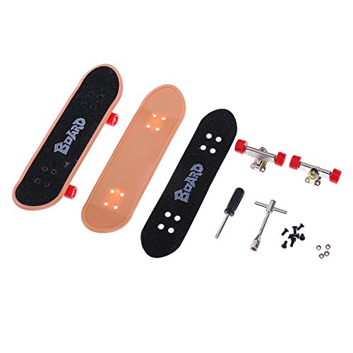MagiDeal 2pcs Modello di Skateboard Fingerboard Finger Bike Dito Giocattolo di Bambini - B