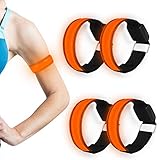 reflective running vest womens 【Tres Modos de Iluminación】Las brazalete con luz para correr tienen tres modos de iluminación: flash más rápido, más lento, brillo constante, puede elegir cualquiera de ellos como su modo favorito cuando realiza actividades al aire libre.