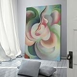 KOOHTAA Georgia O'Keeffe Green Art Poster Hanging Picture Poster Cool Artworks Painting Wall Art Canvas Prints Hanging Picture Posters 20x30inch(50x75cm) - Image 3