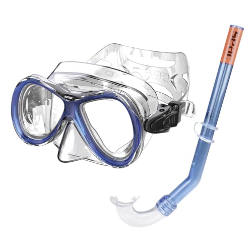 Kit de randonnée aquatique Capri con máscara y tubo para vacaciones de adultos