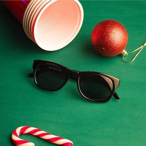 Fastrack Men's 100% UV protected Black Lens Square Sunglasses - Image 3