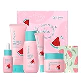 QUIYUM Watermelon Skin Care, Skin Care Sets for Women, Skin Care Set with Cleanser, Toner, Serum, Eye Serum, Moisturizer for Women Teen Girls Mom Daughter Lover Mother's Day Birthday Christmas 5pcs