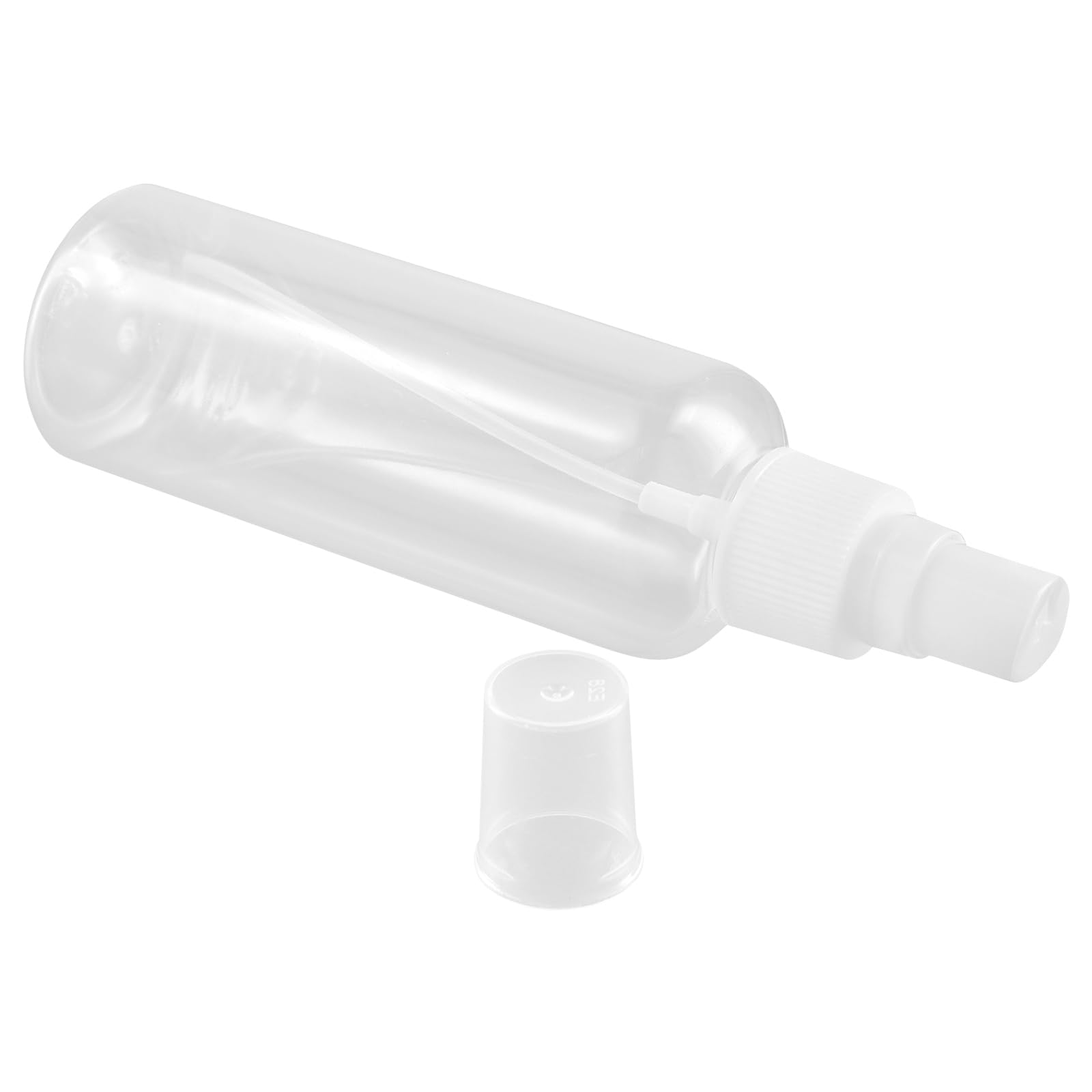 MUKSEUT 40 flaconi spray da 100 ml, in plastica, trasparenti, ricaricabili, con tappo, per oli essenziali, toner, profumi