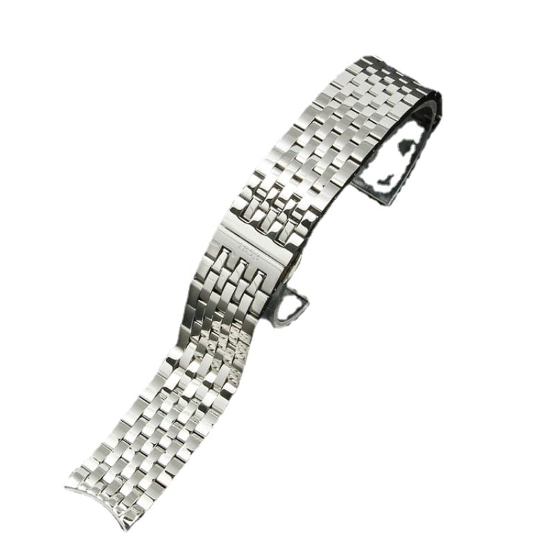 Bracelet de montre en acier inoxydable Tissot T063639A anti usure cuir