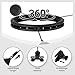 Fikswe Weighted Hula Infinity Circle Hoops for Weight Loss, Infinity Fitness Hoop Plus Size for Women, Adjustable 30-Link Smart Exercise Circle for Home Workout Abs & Waist Training