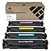 Price comparison product image ZOOMTEC Compatible for HP 201X CF400X CF401X CF402X CF403X Toner Cartridge for HP Colour Laserjet Pro MFP M277 M277DW M277N M274N M252DW M252 M252N M277DW Printer (4 Pack)