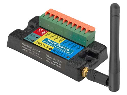 Image of Yacht Devices NMEA-0183 Boat WiFi Gateway - YDWN-02, Black