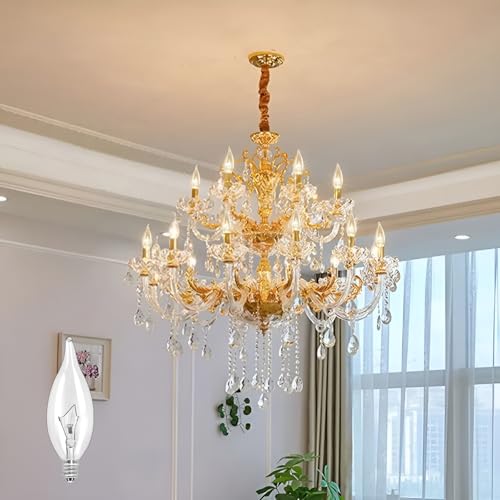 Linmifo B10 CLEAR CANDELABRA BASE BULBS -0621 12-Pack E12 B10 Clear Candelabra Base Bulb thumb #5