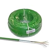 VOKA 50m EIB Bus-Kabel 2x2x0,8 J-Y(St) Yh KNX Busleitung Eca Installationsbus Fernmeldekabel Datenkabel Installationsbusleitung grün