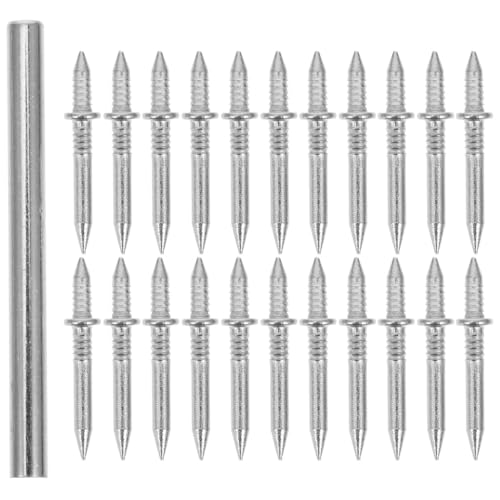 Image of ARTIBETTER 1set Double- Skirting Seamless Nails for Picture Hanging High-Strength Woodworking Fasteners with Installation Sleeve Tool for Home Decor and Projects