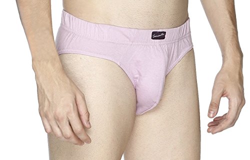 Image of Semantic Men's Solid Cotton Brief Underwear - Pack of 3