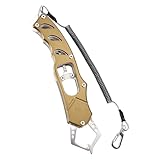 Ldabrye - Pinzas de pesca con mango antideslizante para pescado portátil, herramienta de agarre fácil de usar