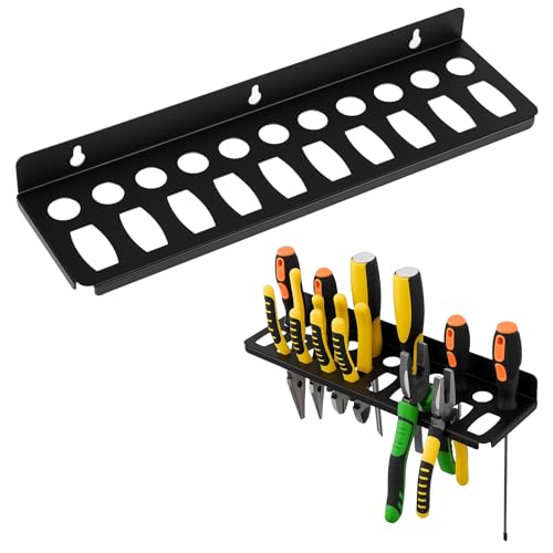 Screwdriver Plier Wrench Organizer，Wall Mount Metal Tool...