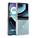Produktbild GIOPUEY Hülle Kompatibel mit Motorola Razr 40 Ultra, Hochtransparent Case, Hartes PC-Material HandyhülleKein Vergilben, Kein Ausbleichen Cover - transparent