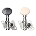 ZUXOCY Classical Ukulele Tuning Peg 2L + 2R Tuners Opened Machine Heads Knobs for Ukulele 4 String Guitar Parts
