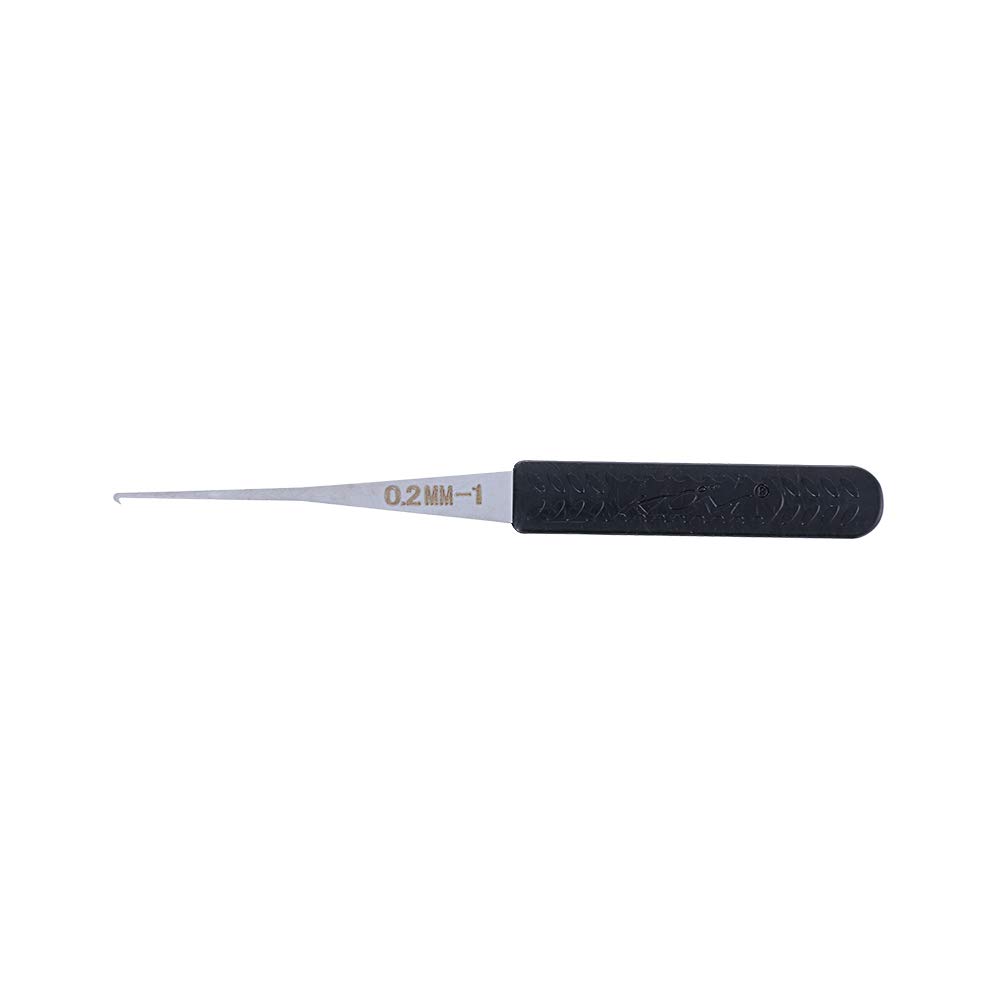 Zestaw do usuwania złamanych kluczy Loboo Idea Extractor Home Depot Narzędzie ślusarskie Hak do otwierania kłódek LockPick (12 szt., Czarny)