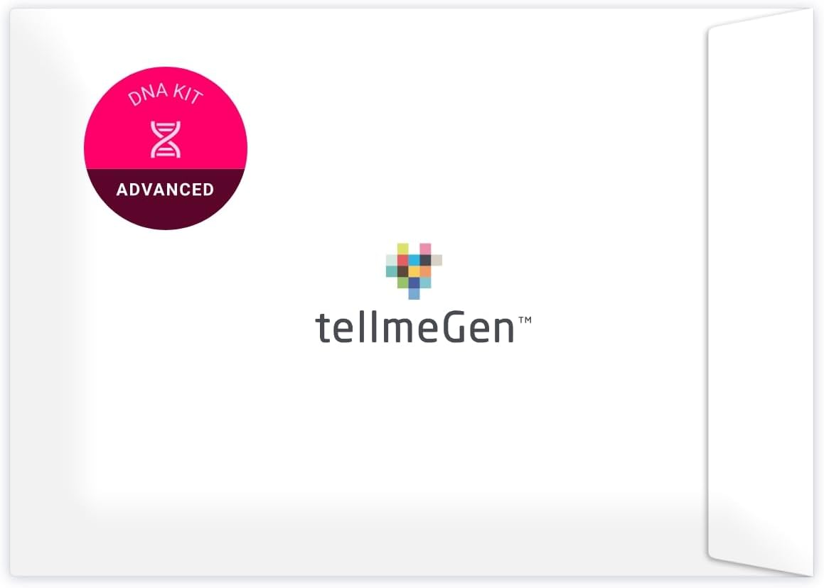 tellmeGen Advanced DNA Test: 400+ Health, Ancestry, Traits & Fitness Reports - Fees Included - Lifetime Updates