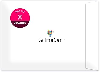 tellmeGen Advanced DNA Test Kit, Genetic Analysis on Health Predispositions, Ancestry, Traits, Nutrition and Fitness, Relative Connect and Lifetime Updates Included, 420+ Reports