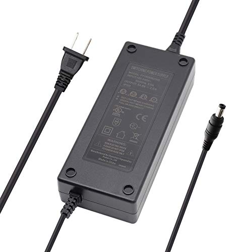 Eseegoo UL Listed 48V Lithium Battery Charger Output 54.6V 2A for 13 Series 13S Lithium Battery Pack, Li-ion Battery Charger for Health Care Lithium Battery Bottle 46.8V DC 5.52.1mm/5.52.5mm Plug