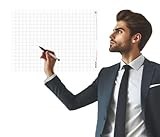 JJH Planners - Laminated - 24' x 17' - Medium Graph Paper 1' and 1/4' Ruled (GP4-24x17)