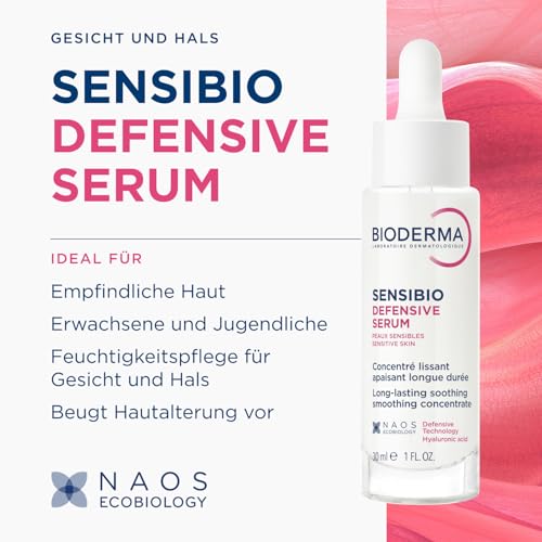 BIODERMA Sensibio Défensive Serum - reduziert Falten und feine Linien - wirkt gegen Entzündungen durch Umwelteinflüsse - empfindliche Haut… – Ansicht 2