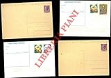  Cinque cartoline postali ufficiali, non usate.