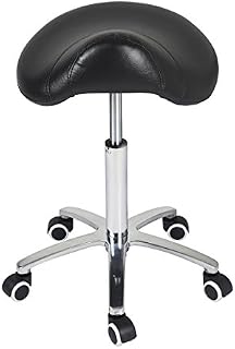 Antlu Saddle Stool Rolling Chair for Medical Massage Salon Kitchen Spa Drafting,Adjustable Hydraulic