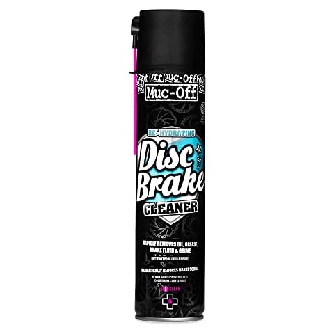 Muc-Off Disc Brake Cleaner, 400 Millilitres - Fast-Action, Quick Drying Bicycle Disc Brake Cleaner - Treats And Re-Hydrates Disc Brake Pads And Rotors Cover