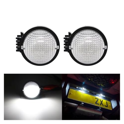 Luz de matrícula LED para Opel Agila solución fallos bombilla fundida Canbus 4