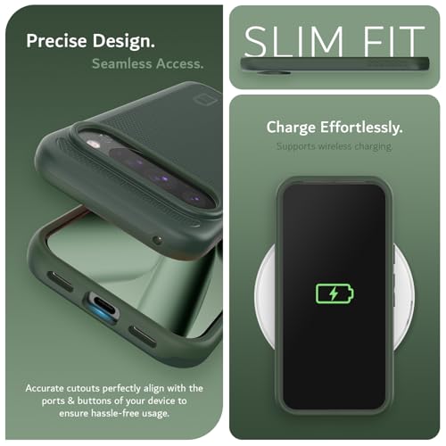 Image of TUDIA MergeGrip Magsafe Compatible for Pixel 10 & 10 Pro Case - Pine Green