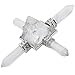 Rockcloud Pyramid Energy Generator, Reiki Chakra Healing Crystal Stone,Rock Quartz