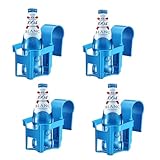 RUYI 4 Stück Pool Getränkehalter, Poolrand Getränkehalter aus Kunststoff für Schwimmbäder, Wasserbecher-Hängehalter für Schwimmbecken, Whirlpool Getränkehalter Ohne Verschütten, Poolzubehör