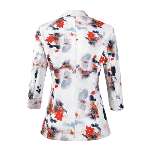 Beninos Womens Blazers 3/4 Sleeve Lightweight Office Work Blazer Jacket2