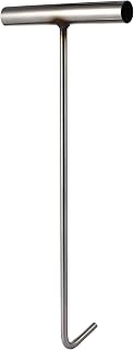 ULTECHNOVO Manhole Cover Hook, 14 in Steel T-Shape Hook Manhole Lift Pull Hook Lift Sewer Hook for Manhole Covers Open