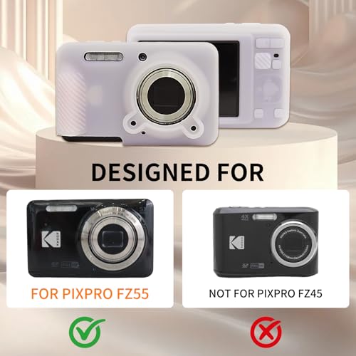 Funda para cámara Kodak PIXPRO FZ55 de silicona suave miniatura 2