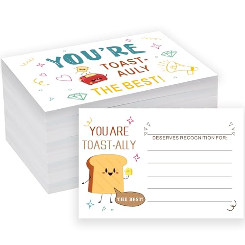 SMOQYKBW Toast-Ally The Best Recognition �����[�h�J�[�h�A4 x 6�C���` �|�W�e�B�u�V���E�g�A�E�g�J�[�h�A�}���`�J���[ �󗓋L���t�H�[�}�b�g�A120��