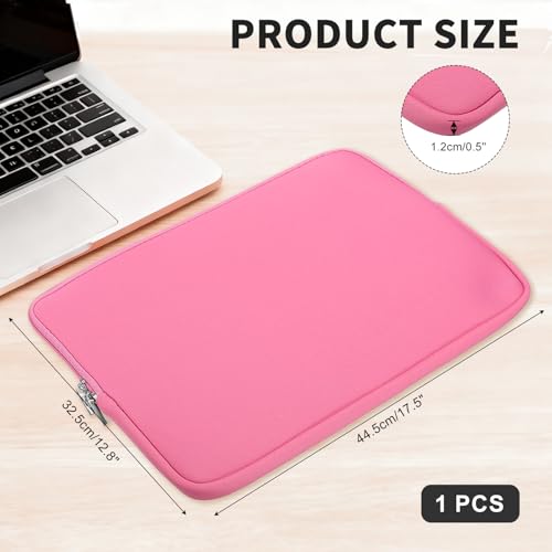 Funda para portátil de poliéster resistente al agua rosa miniatura 2