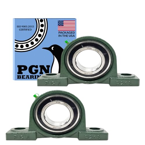 PGN UCP213-40 (2 Pack) Pillow Block Bearing - 2 1/2" Bore Self-Aligning